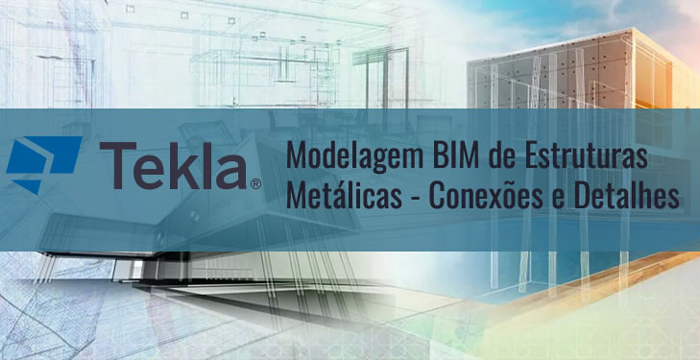 tekla estrutura metalica conexa detalhes