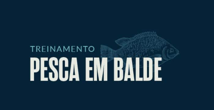 pesca em baldes