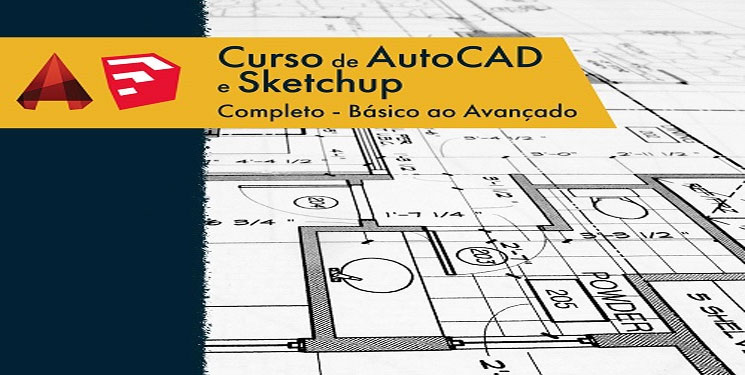 autocad e sketchup para construcao civil