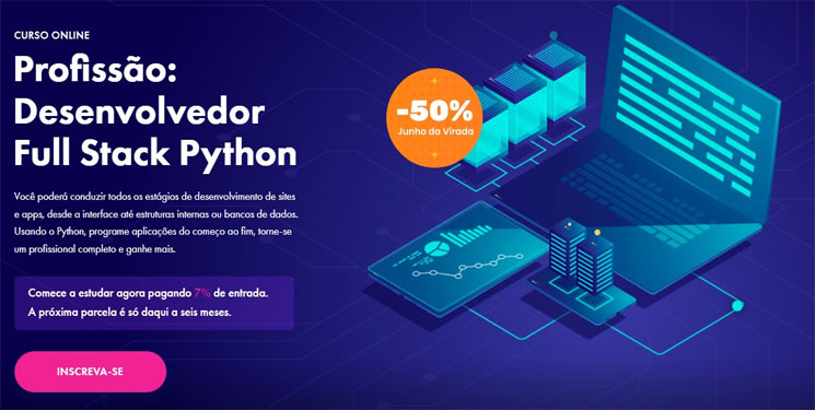 profissao desenvolvedor full stack python