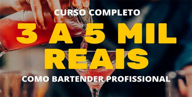 de 3 a 5 mil cmo bartender