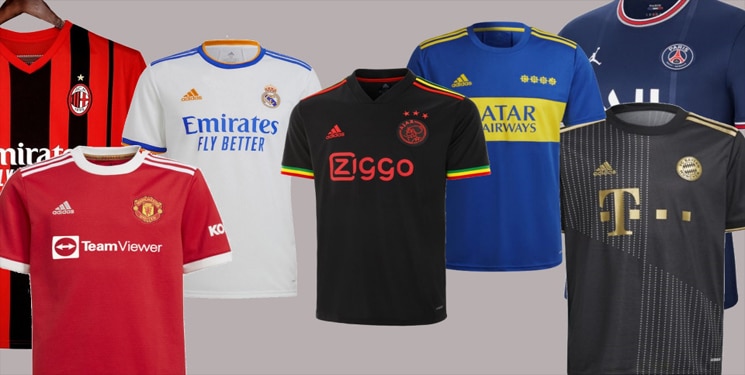 camisetas de futebol