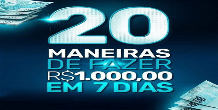 20 maneiras de fazer 1000